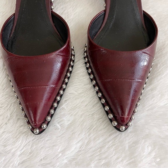 Alexander Wang Rina Studded Slingback Kitten Heel - Picture 2 of 7